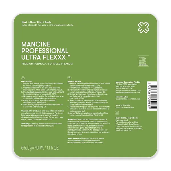 Mancine Kiwi Ultraflexxx Hot wax 500g