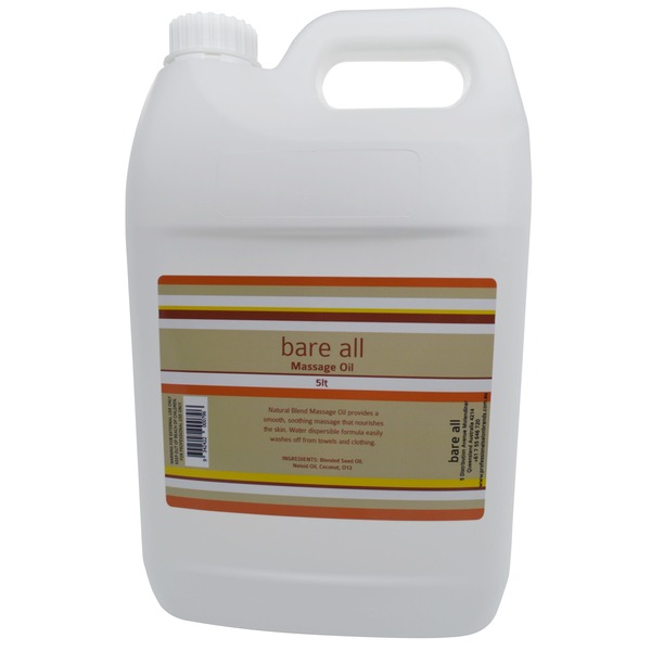Bare All H20 Massage Oil 5L