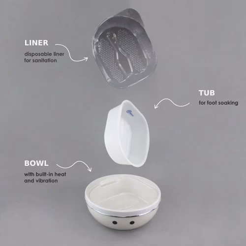 Belava Foot Spa "Trio" White - Image 4