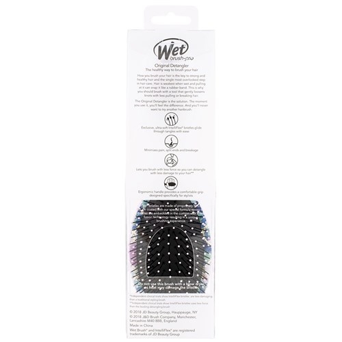 WetBrush Watercolour Mosaics Detangling Hair Brush Blue Morocco - Image 3