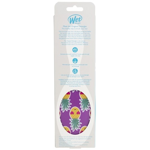 WetBrush Happy Hair Detangling Hair Brush Pineapple - Image 3