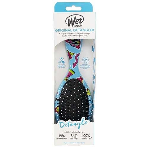 WetBrush Happy Hair Detangling Hair Brush Heart Eyes - Image 2