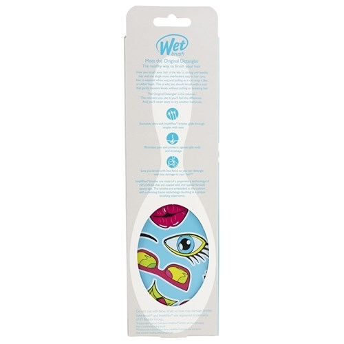 WetBrush Happy Hair Detangling Hair Brush Heart Eyes - Image 3