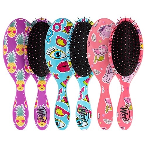 WetBrush Happy Hair Detangling Hair Brush Heart Eyes - Image 4
