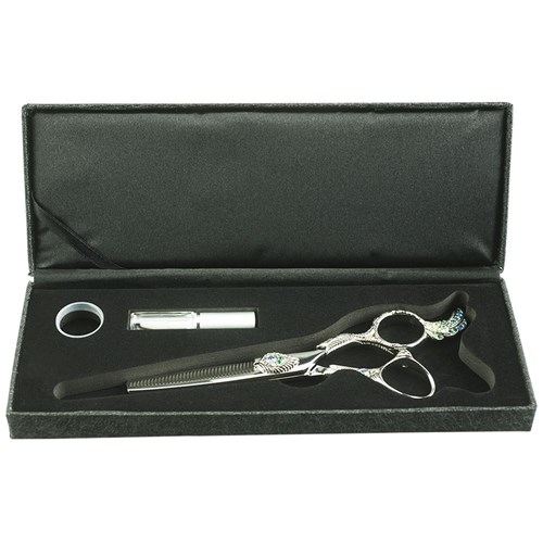 Iceman Suntachi Peacock 6" Thinning Scissors - Image 3