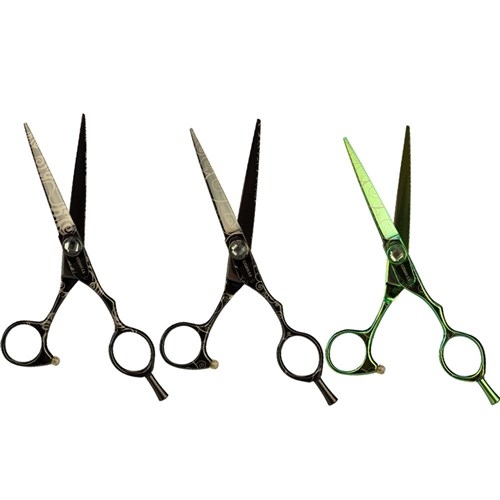 Iceman Black Crystal Black Swirl 5.5" Scissors - Image 5