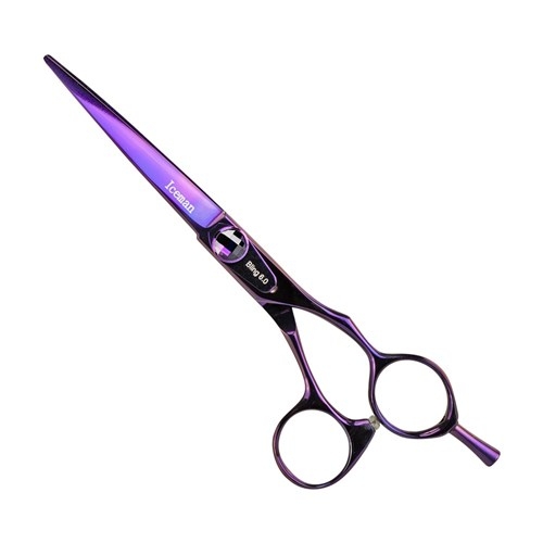 Iceman Bling Purple 6" Hairdressing Scissors - Image 3