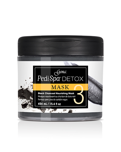 Pedispa Detox Black Charcoal Nourishing Mask Step 3