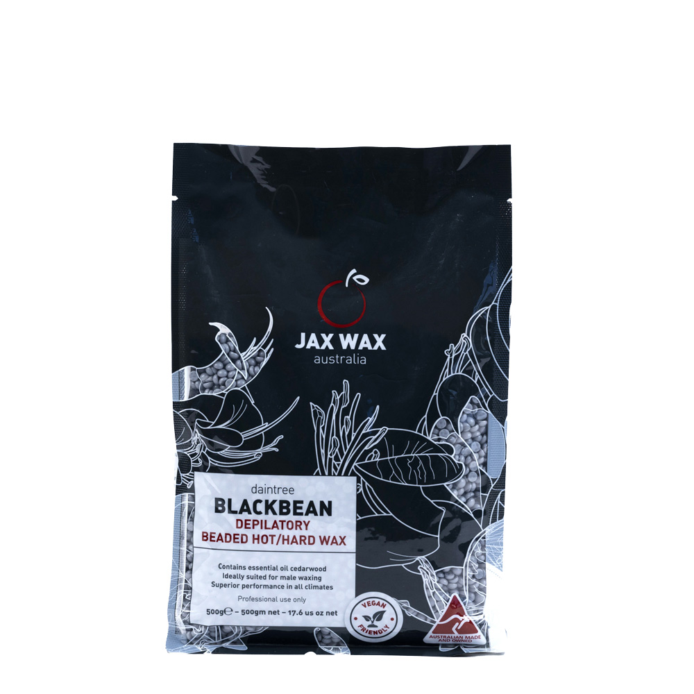 Jax Wax Australia Hot Waxes Daintree Blackbean Beads - 500gm