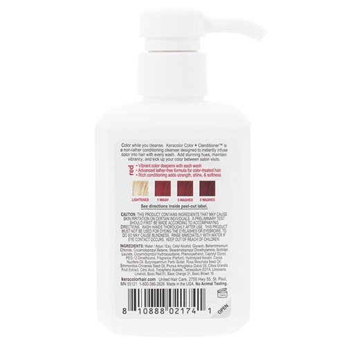 Keracolor Color Clenditioner Colour Shampoo Red - Image 2