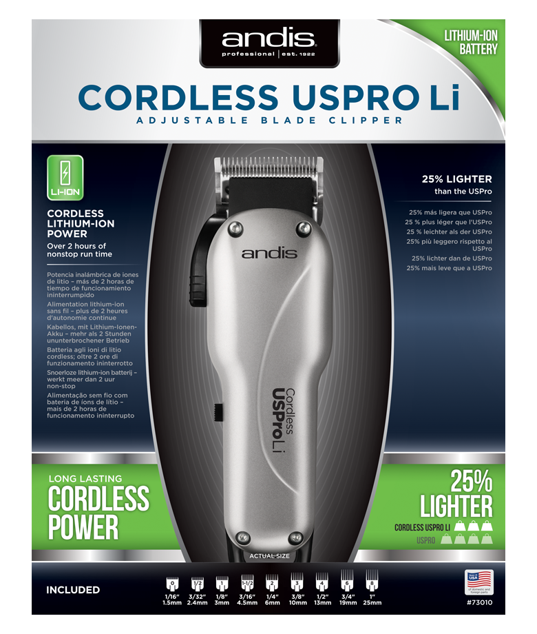 Andis US Pro Li Cordless Clipper - Image 2