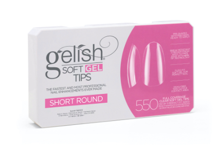 Gelish Soft Gel Tips - Short Round