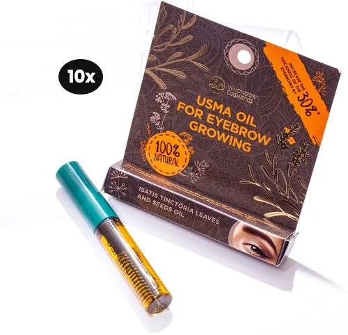 MAYAMY Natural Usma Oil for Eyebrow Growing 4 ML 10 Pack