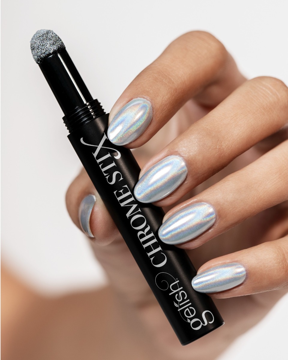 Gelish Chrome Stix Silver Holographic - Image 2