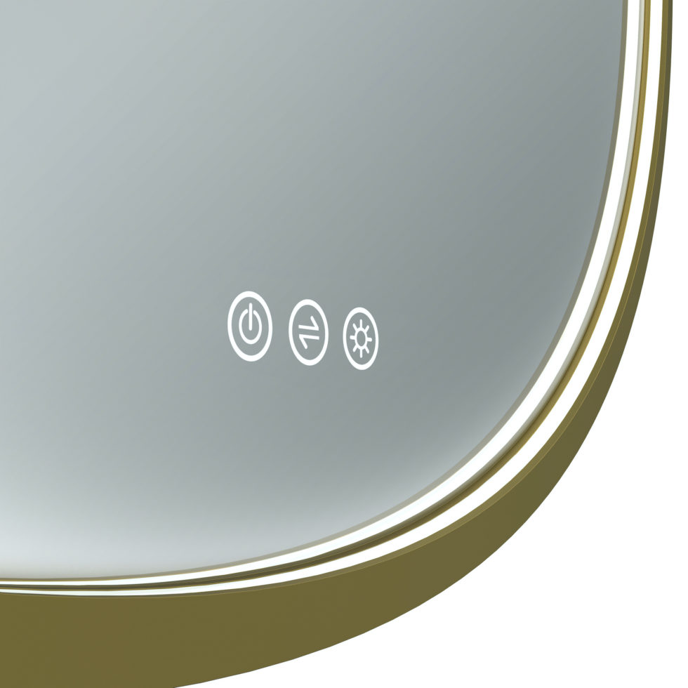 Olëk Brass Euro Mirror - Image 3