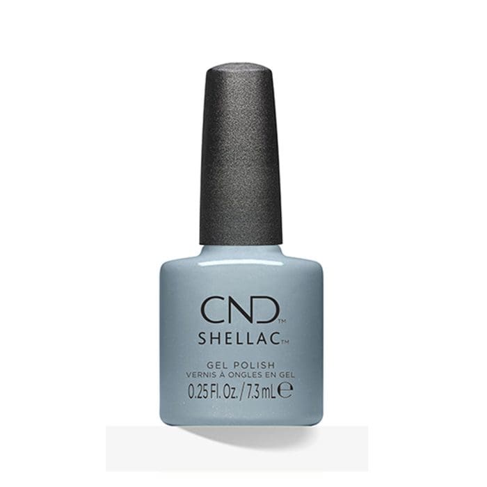 CND Shellac Teal Textile