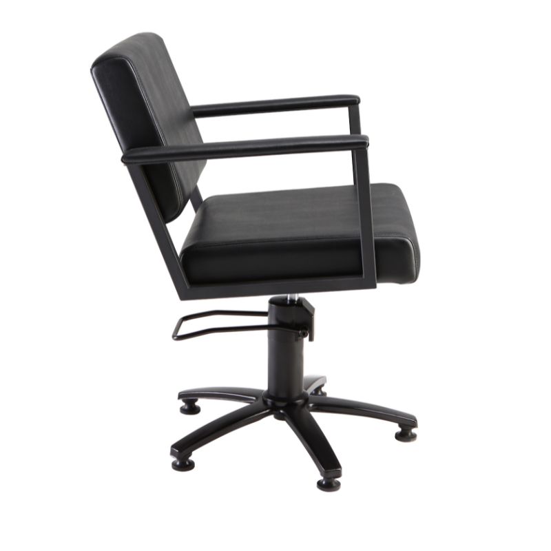 Pheobe Styling Chair - Black- 5 Star Base - Image 2