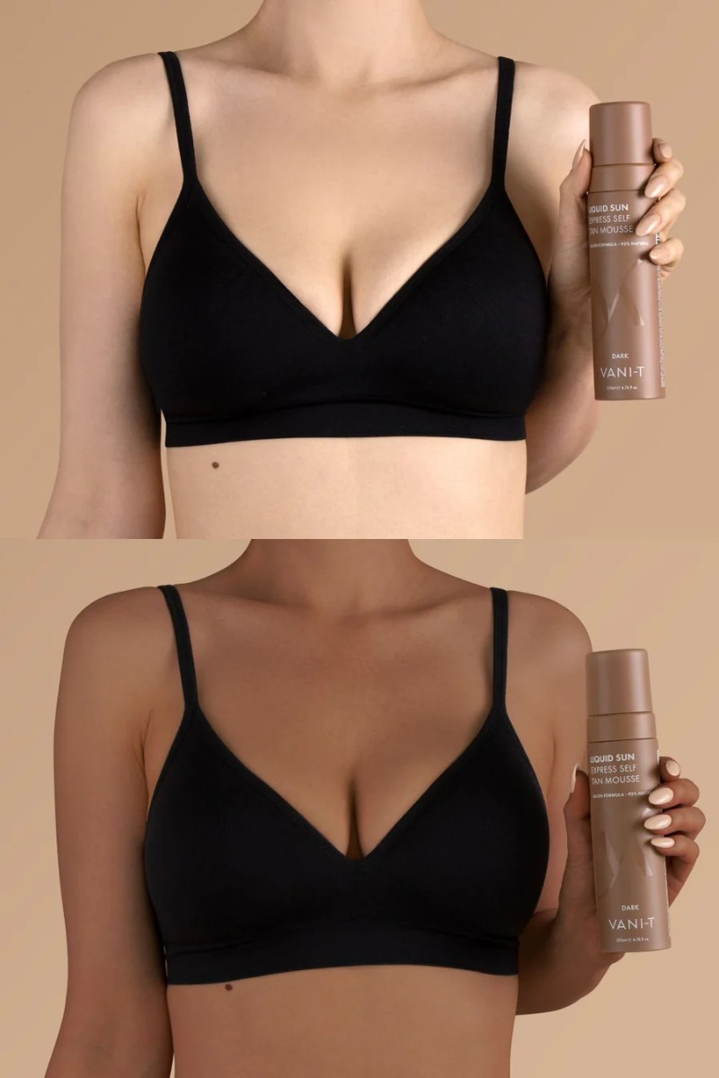 Vani-T Liquid Sun Express Self Tan Mousse - Dark - Image 2