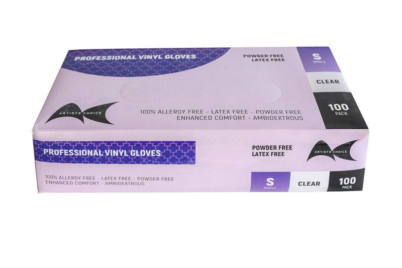 Professional Vinyl Gloves- Small 100pk - Image 2