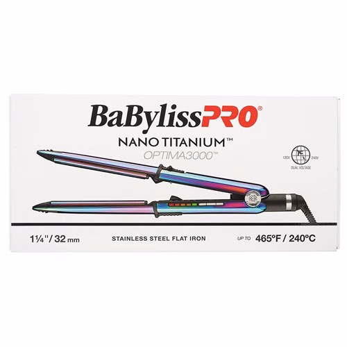 BaBylissPRO Nano Titanium Optima 3000 Hair Straightener Chameleon - Image 3