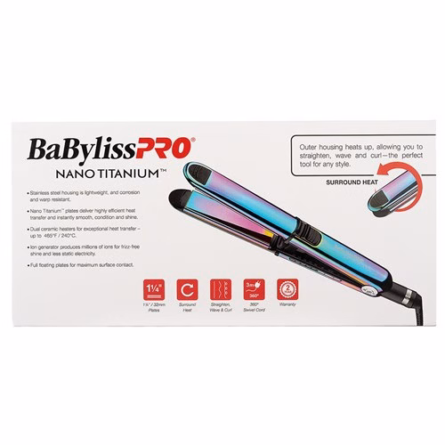 BaBylissPRO Nano Titanium Optima 3000 Hair Straightener Chameleon - Image 2
