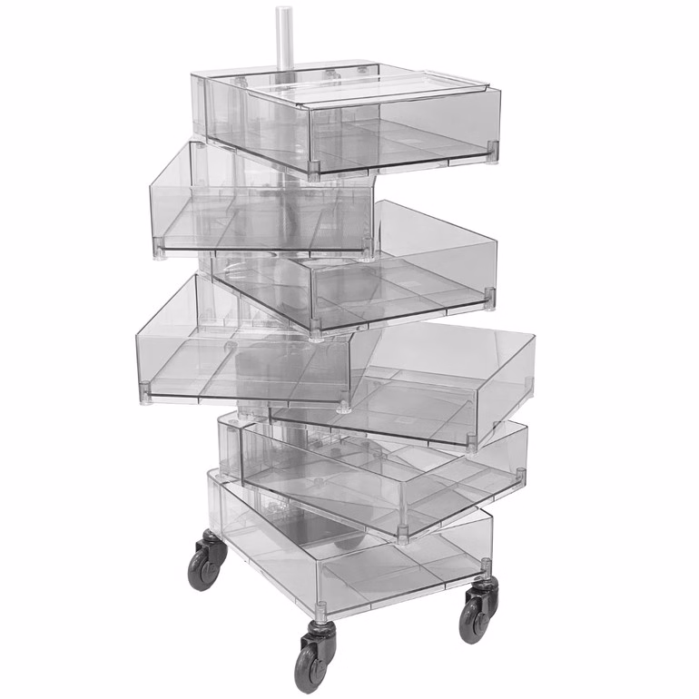Aries 7 Tier Hairdressing Beauty Salon Trolley - Image 7