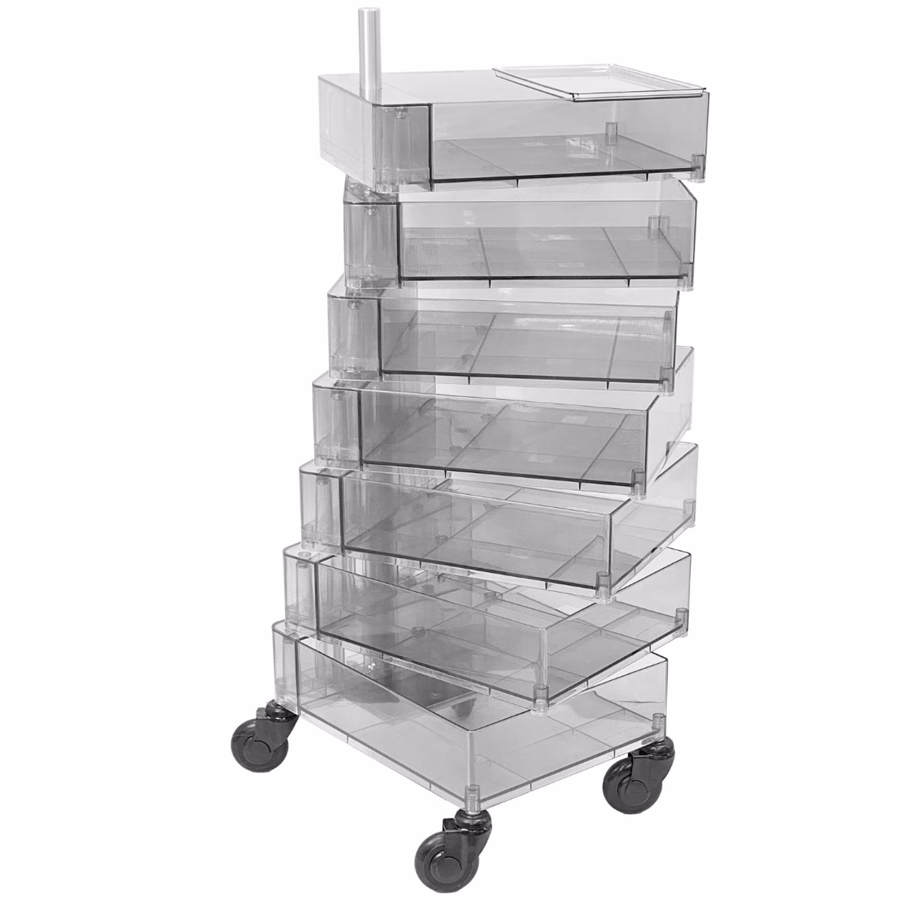 Aries 7 Tier Hairdressing Beauty Salon Trolley - Image 2