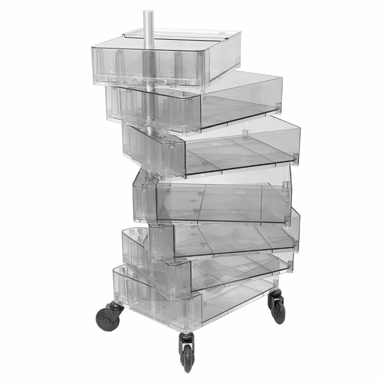 Aries 7 Tier Hairdressing Beauty Salon Trolley - Image 3
