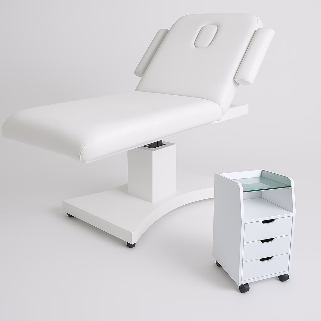 Kate Bed (White) + Katie Trolley Combo